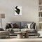 Stupell Industries Fun Black Cat Behind Canvas Wall Art Design by Melissa Wang